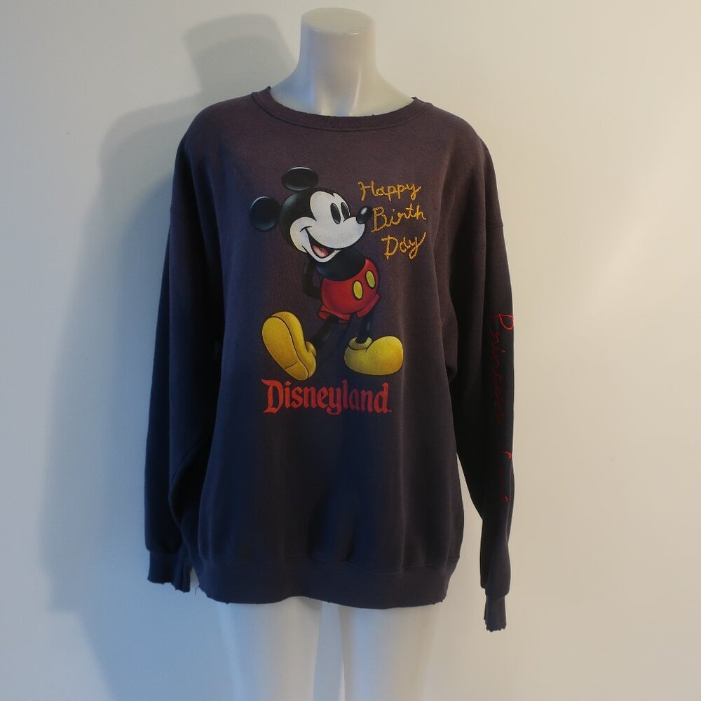 I.S.M.B.S (I Stole My Boyfriends Shirt) Purple Mickey Mouse Sweatshirt O/S